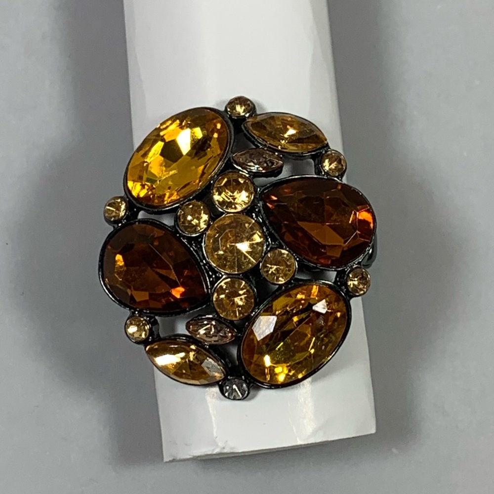 Multi rhinestone costume Jewelry Ring